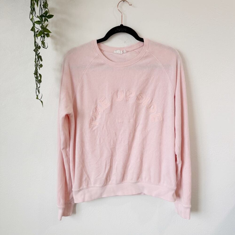 The Upside Florencia Cotton-Blend Sweatshirt Sz S